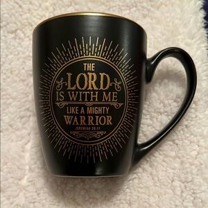 Black and Gold Inspirational Mug